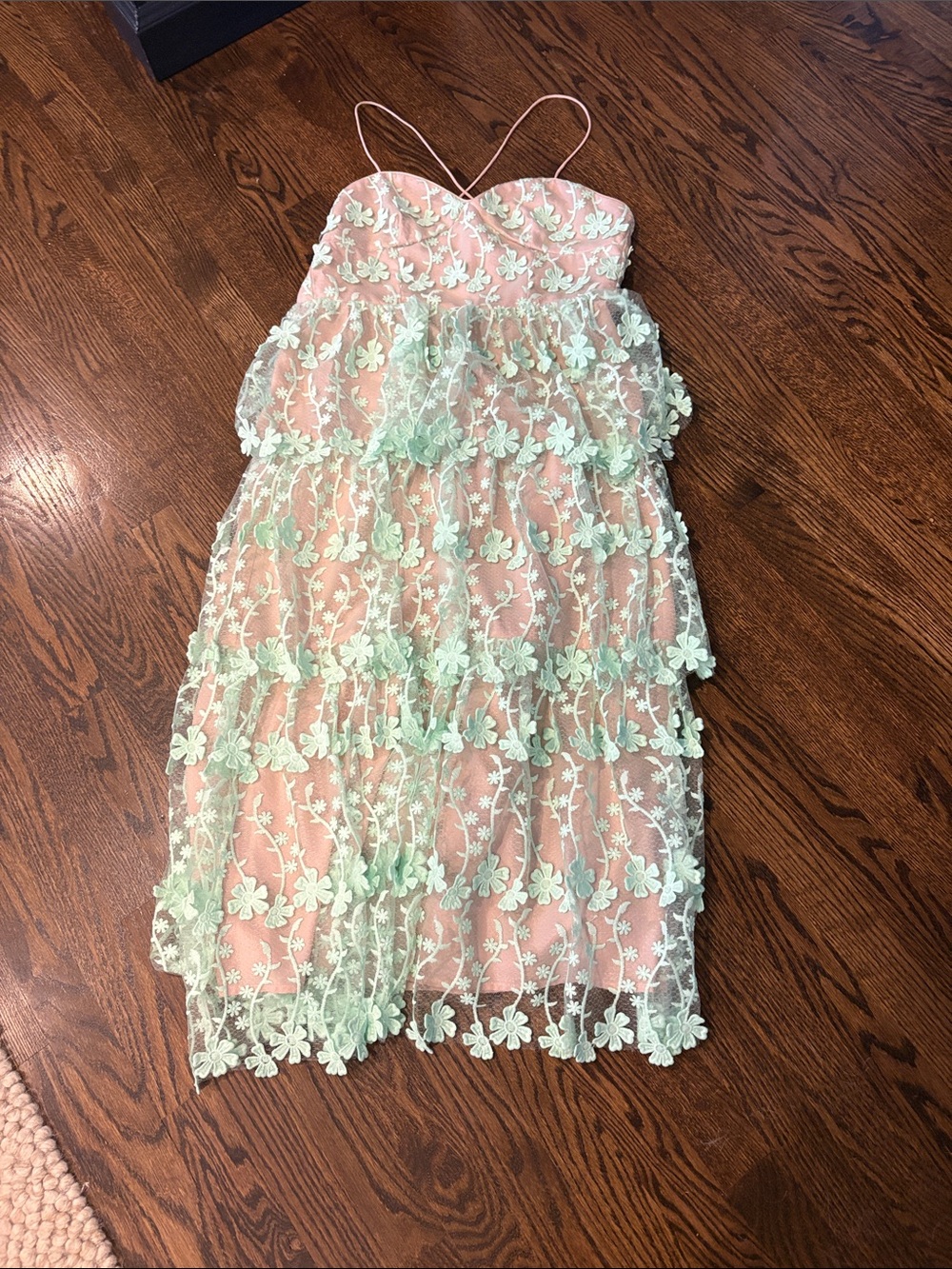 Endless Rose Mint Dress with Nude